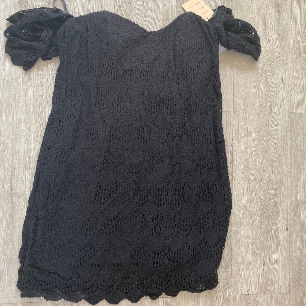 Cotton candy Black dress